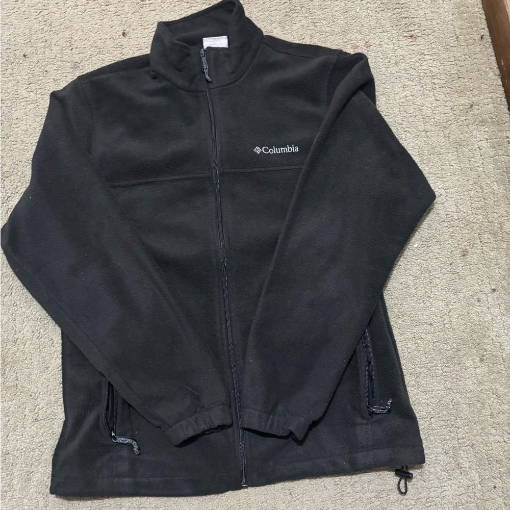 Columbia Black Full-Zip Fleece Jacket